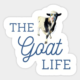 Live the GOAT Life LIke Pinkerton at the Funny Farmily Sticker